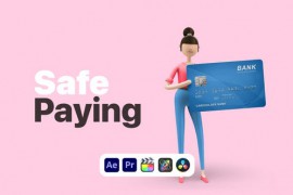 Explainer Girl Safe Paying 50622942