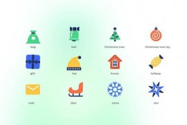 Christmas Holidays - Flat Icons 43598006