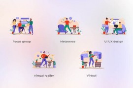 Virtual reality - Flat concept 42005915