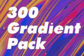 Free Download:300 Premium Quality Gradients for Photoshop