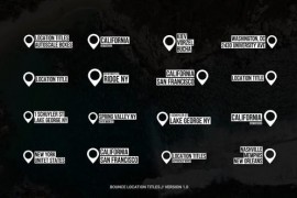 Bounce Location Titles | FCPX 43721319