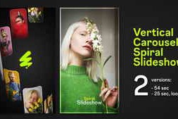 Free Download:Vertical Carousel Spiral Slideshow 59694743