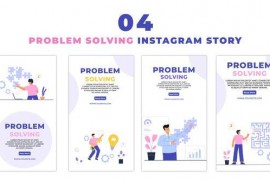 Animated Problem Solving Flat Character Instagram Story 47440974