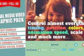 Social Media Video Graphic Pack 19300014