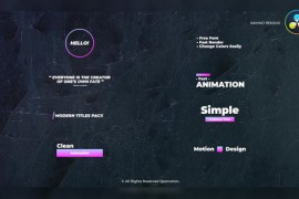 Clean and Simple Titles Package - DaVinci Resolve 31518558