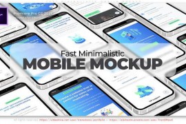 Fast Minimalistic Mobile Mockup 44552770