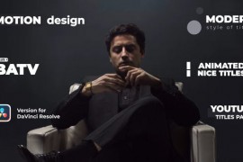 Modern Animated Titles | DaVinci Resolve 49302205