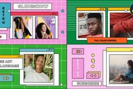 Retro Pop Ups Slideshow for DaVinci Resolve 43014819