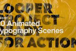 Free Download:Looper - 20 Animated Typography Scenes 63285677