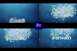 Underwater Ocean Sea Summer Intro | Water Splash Travel Logo Text 3 46624938