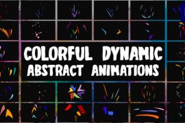 Colorful Dynamic Abstract Animations for Premiere Pro 43683139