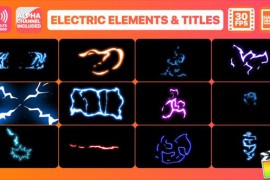 Flash FX Electric Elements Transitions And Titles | FCPX 24219771
