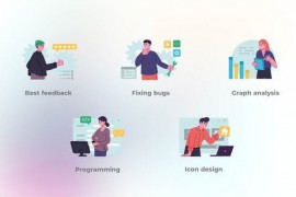 UI UX programming - Flat concept 43437190