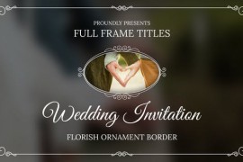 Wedding Invitation with Photo | Premiere Pro 46788024