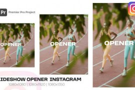 Slideshow Opener Instagram | MOGRT | Multiscreen Opener 48888747