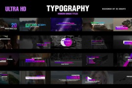 Pro Modern Animated Titles for Premiere | MOGRT | Gradient Colors 24047766