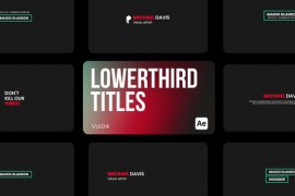 Lowerthird Titles 04 for After Effects 44235857