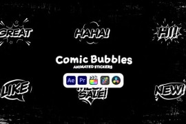 Comic Bubbles Animated Stickers 50571560