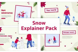 Snow Explainer Animation Scene Pack 45935172