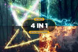 One Line 4 in 1 CS4+ Action Bundle