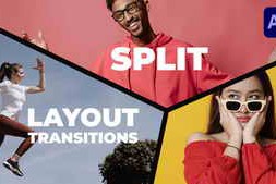 Free Download:Split Layout Transitions for After Effects 64604466
