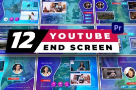 12 Youtube End Screen V1 – Mogrt 52386770