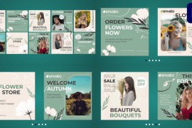 Flower Store Posts for Premiere Pro 46761773