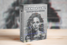 RGB Poor Signal Glitch Music Video Transition for Premiere Pro 52088520