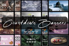 Countdown Timer Wide Banners 51459219