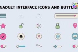 Gadget Interface Icons And Buttons for FCPX 52530439