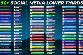 Social Media Lower Thirds 39967003