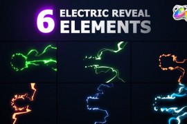 Electric Reveal Elements | FCPX 51473762