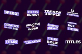 Box Titles | FCPX & Apple Motion 51563026