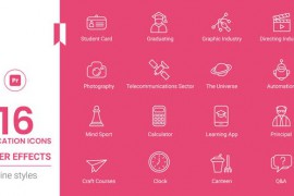 Education Line Icons pack- MORGRT 44732903
