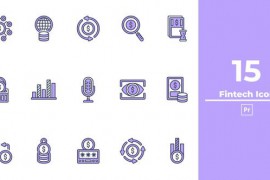 Fintech Icon Premiere Pro 50299551