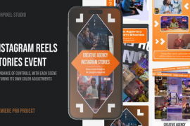 Instagram Vertical Stories Premiere Pro MOGRT 52413903