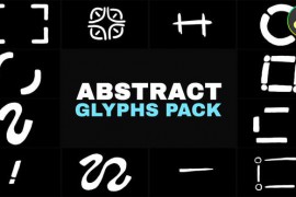 Abstract Animation Glyphs Pack | DaVinci Resolve 52689527