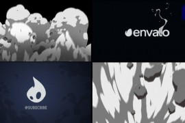 2D Cartoon Explosion Logo Opener [Premiere Pro] 46527095