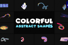 Colorful Abstract Shapes | After Effects 50206066