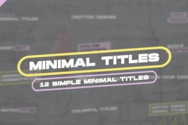 Minimal Titles V2 | Premiere Pro (MOGRT) 50043898