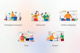 Online shopping - Flat concept 42051618