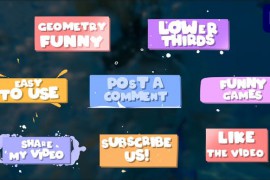 Funny Geometry Lower Thirds for Premiere Pro 51499314