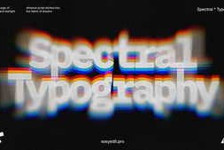 Free Download:Spectral Typography | MOGRT 59413274