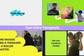 Flat Text Intro 52298670