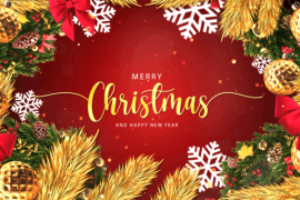 Christmas Text Logo Reveal 4K 35351554