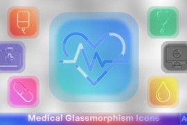 Medical Glassmorphism Icons 51432340