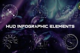 HUD Infographic Elements for DaVinci Resolve 50841452