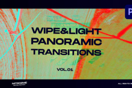 Wipe and Light Panoramic Transitions Vol. 01 for Premiere Pro 45849726