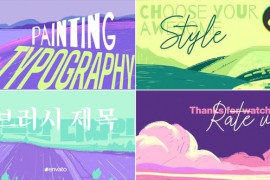 Hand Drawn Painting Typography for DaVinci Resolve 50501199