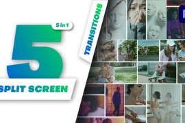Multiscreen Transitions - 5 Split Screen - Vol. 01 49532500